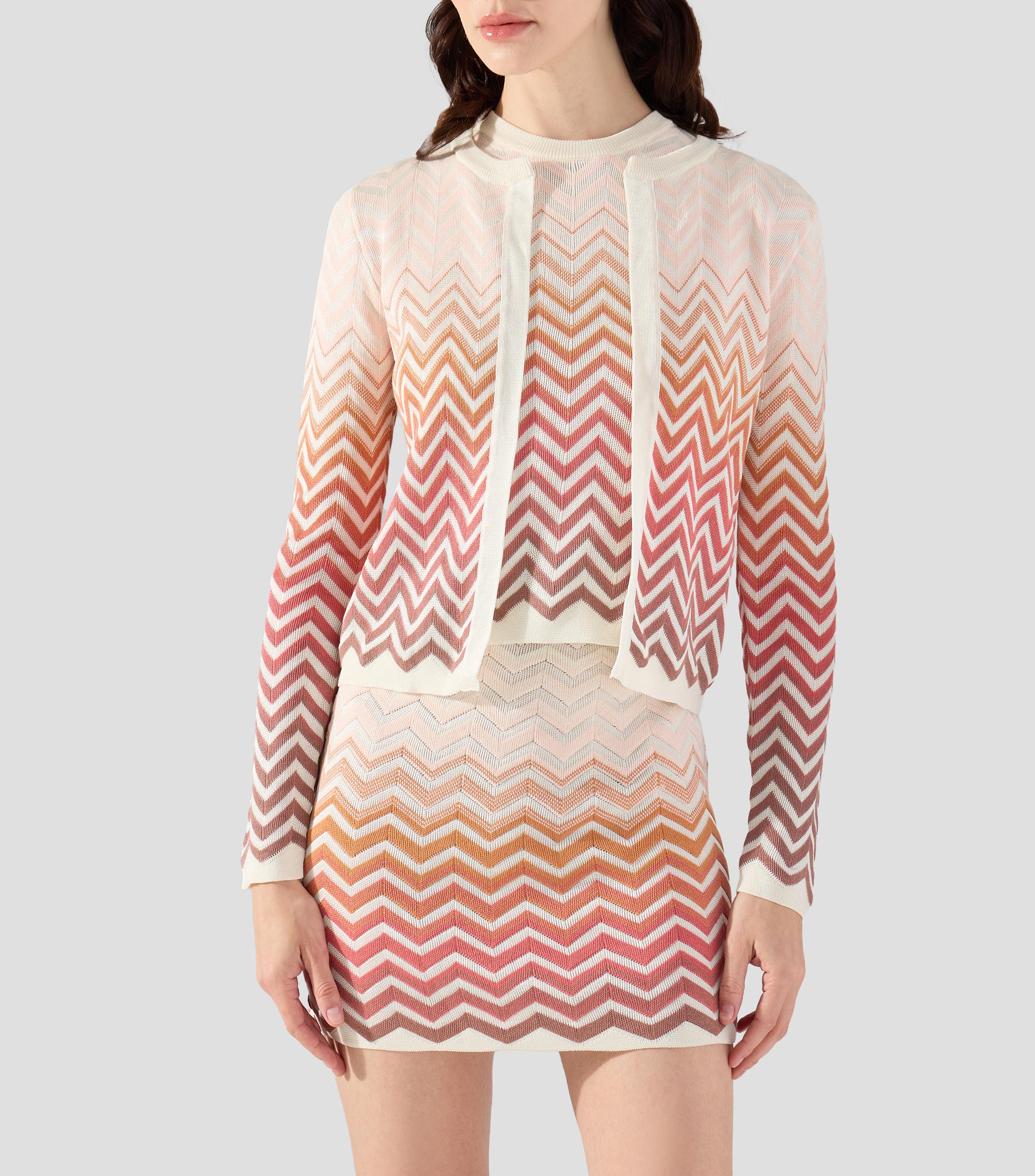 Cárdigan estampado Mujer